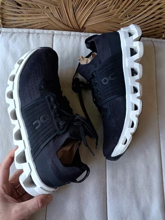 On Running Shoes - On Running And Brooks Collab Cloudswift 4 Running Black Shoes_9.5